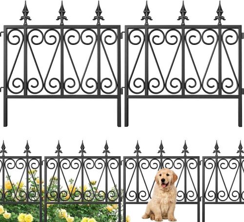 AMAGABELI 5 panels Decorative Garden Fence - Lot 356