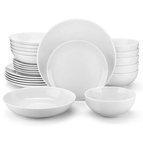 MalaCasa Amelia 24 Piece Dinnerware Set  - Lot 446