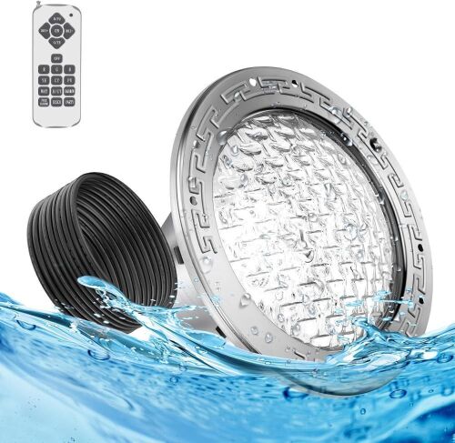 LED Underwater Smart Multicolor Pool Light with Remote Control  - Lot 449