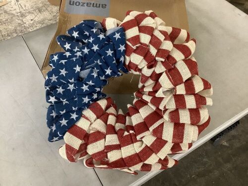 American Flag Wreath  - Lot 454