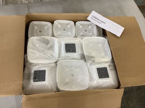 Solar Post Cap Lights, 12 Pack  - Lot 455