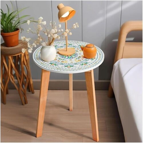 Round Side End Table - Lot 643