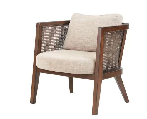 Ink+Ivy Sonia 27 in. Camel Fabric Arm Chair  - Lot 71