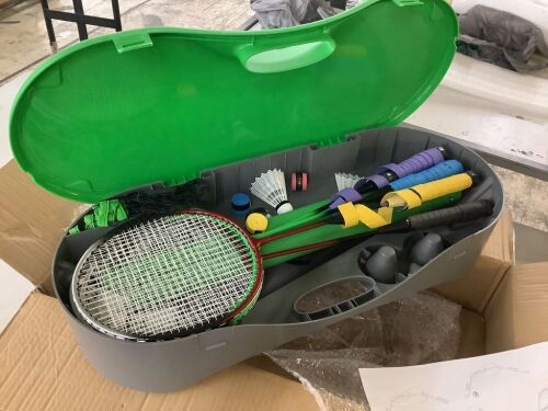 Portable Badminton Set - Grips Unraveling  - Lot 742