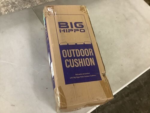 Big Hippo Patio Chair Cushion 24" x 24"  - Lot 744