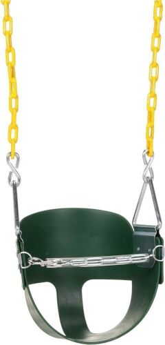 Eastern Jungle Gym High Back Half Bucket Swing With Coated Chain - Lot 745