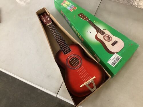 23" Kids Wooden Guitar  - Lot 128
