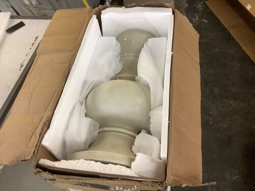 Madison Park Lexi Dining Table Base - Light Damage - Lot 325