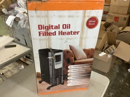 Aikoper Digital Oil Filled Heater - Dent - Lot 336