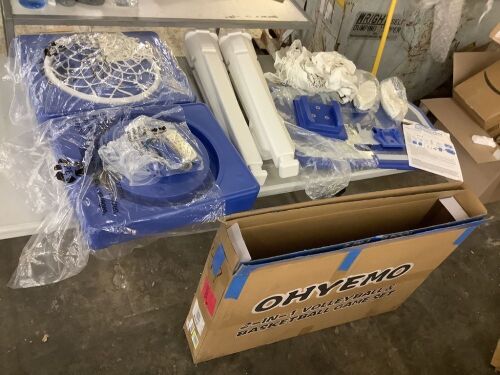 2-in-1 LED Pool Volleyball & Basketball Game Set - Unknown if Complete  - Lot 421