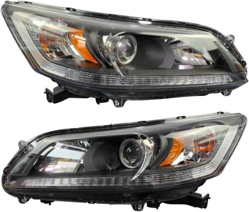Headlight Assembly Compatible with 2013-2015 Honda Accord  - Lot 433