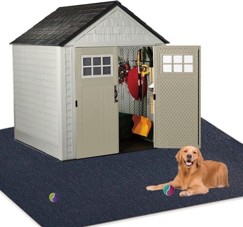 10.5 x 8.2 FT Outdoor Storage Shed Floor Mat - Lot 438