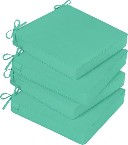 Basic Beyond Outdoor Chair Cushions 19" x 19", Set of 4  - Lot 662