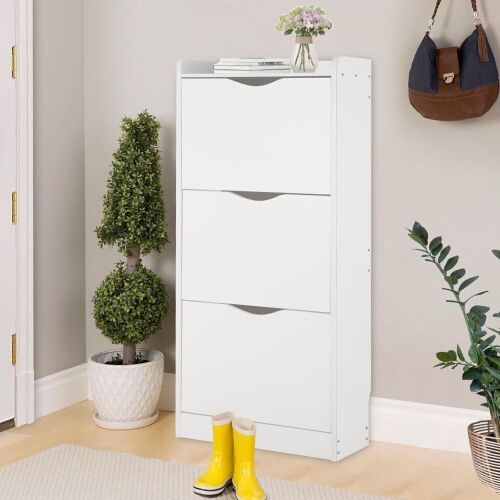Shoe Cabinet with 3 Flip Drawers - Lot 676