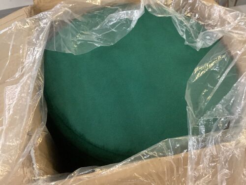 Briky Round Storage Ottomans, Set of 2  - Lot 703