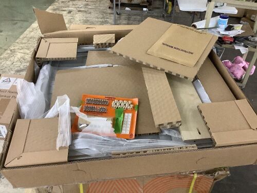 Hampton Bay Avondale 30 in. W x 24 in. D x 34.5 in. H Ready to Assemble Plywood Shaker Sink Base Kitchen Cabinet in Dove Gray  - Lot 713