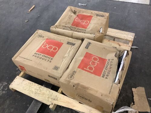 Lot of (3) Metal Raised Garden Bed, Oval, 8x2x2ft - Water Damaged Boxes - Lot 717
