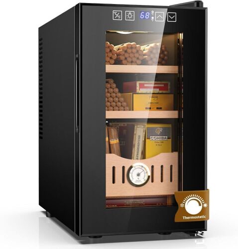 Mojgar 26L Thermostatic Electric Cigar Humidor, Holds 200 - Lot 48