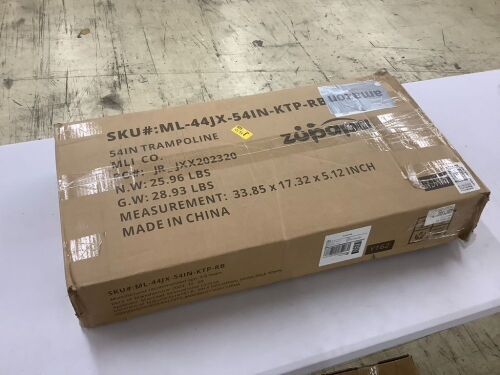 Zupapa Mini 54" Trampoline - Lot 630