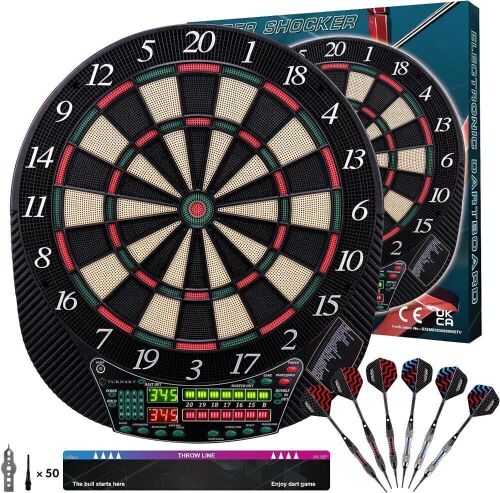 Electronic Dart Board wth Scoreboard for 16 Players - Lot 683
