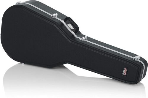  Gator Cases Deluxe ABS Molded Case for Acoustic Guitars; Fits Ovation Style Deep Contour Acoustic Guitars  - Lot 24