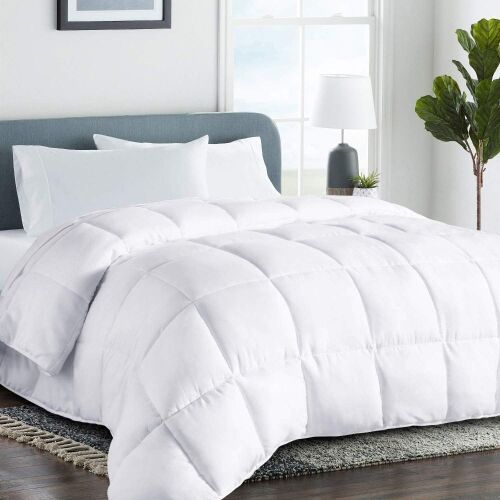  COHOME All Season Queen Size Cooling Comforter, Fluffy Down Alternative Quilted Duvet Insert with Corner Tabs - Lot 397