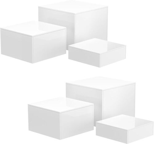 Acrylic Display Risers, 6 pc - Lot 390