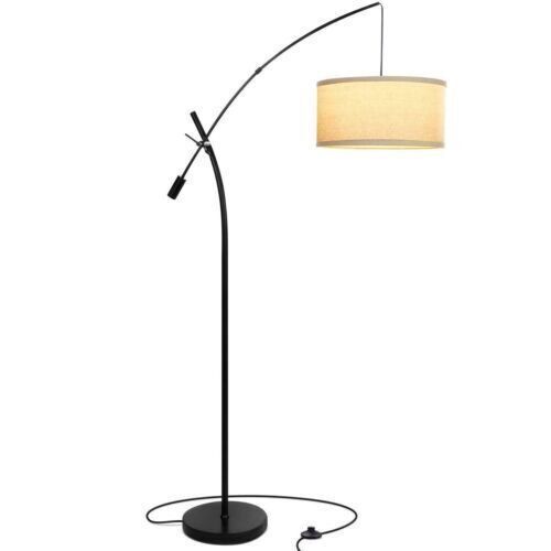 Brightech 84-in Classic Black Arc Floor Lamp  - Lot 686