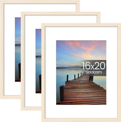 Sindcom 16x20 Picture Frame, Set of 3  - Lot 178