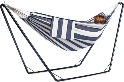 GAFETE Double Hammock with Stand - Lot 688