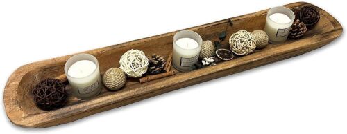 Decorative Wooden Dough Bowl 30"  - Lot 219