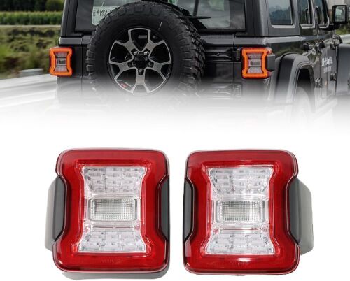 LED Tail Lights Assembly for Jeep Wrangler JL 2018-2024 - Lot 271