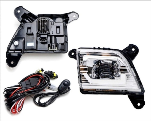15W High Power LED Fog Light Kit, Compatible With 2019-up Chevrolet Silverado, - Lot 76