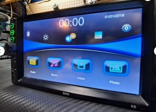 SWM-X6 7Inch HD Multimedia MP5 Player Car FM BT Hands-Free Mobile Phone - Lot 97