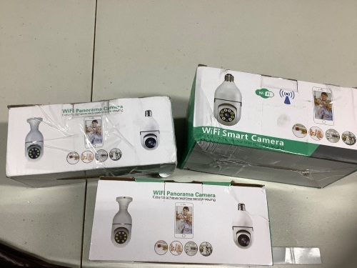 Lot of 3 wifi panorama smart cameras - Lot 151