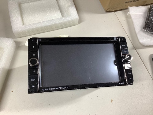 FIXED PANEL MULTIMEDIA A/V RECEIVERCOMPATIBLE WITH DISC/MP4/DIVX/MP3WMA/RWBUILT-IN USB/MMC/SD CARD READERAUX IN JACK - Lot 160