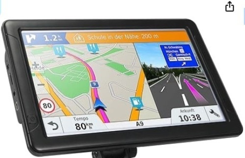 GPS Navigation for car, 9-inch High-Definition Touch Screen - Lot 163