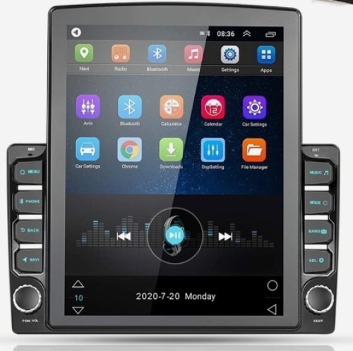 Android Double Din GPS Navigation Car Stereo, 9.7'' Vertical Touch Screen 2.5 - Lot 181