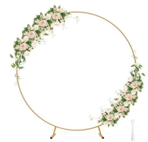Round Backdrop Stand - 6.8ft(2.1m) Metal Round Balloon Arch Stand Upgrade Stable Iron Circle Arch Kit - Lot 187