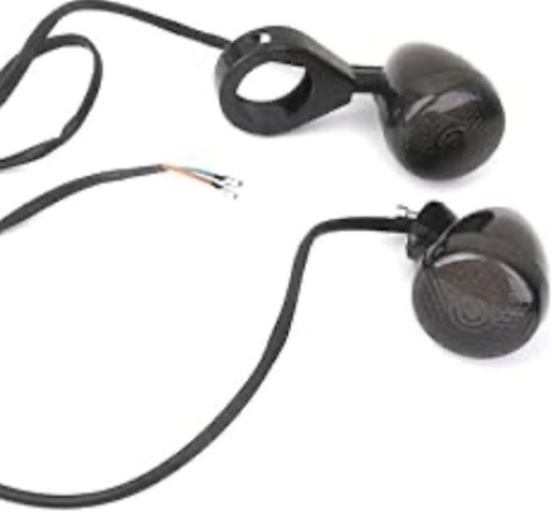 Black Turn Signal Fog Light Relocation Fork Clamp For Harley Dyna Sportster - Lot 190
