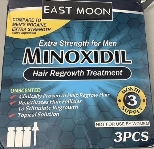 3 month supply East Moon extra strength Minoxidil for men exp.12/07/2026 - Lot 195