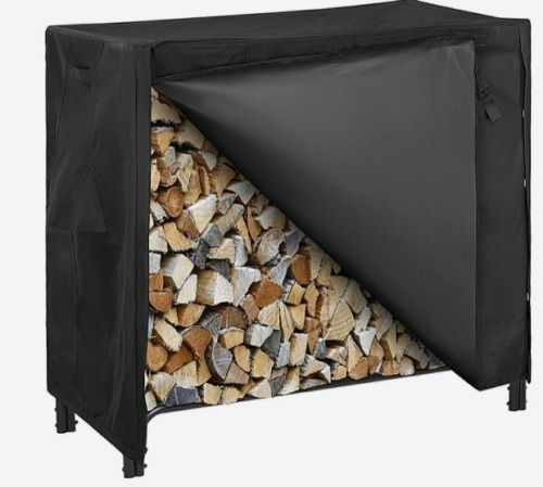 VIVOHOME 600D Zippered Waterproof Firewood Cover  - Lot 255