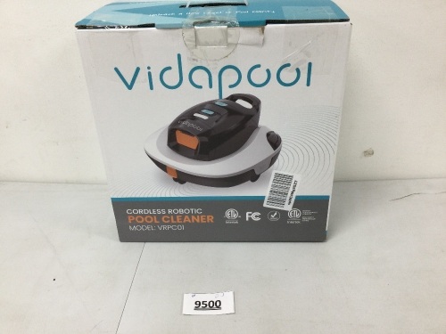 Vidapool Cordless Robotic Pool Cleaner (VRPC01) - Lot 9500
