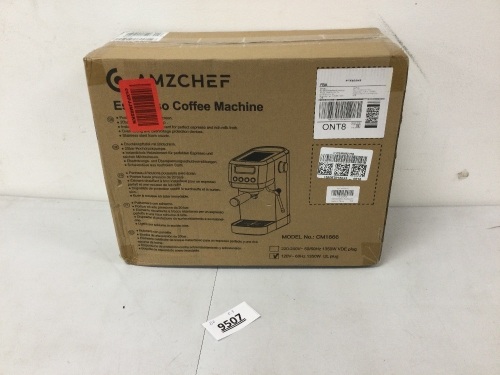 AMZCHEF Espresso Coffee Machine - Lot 9507