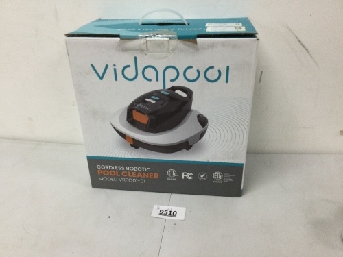 Vidapool Cordless Robotic Pool Cleaner (VRPC01-01) - Lot 9510