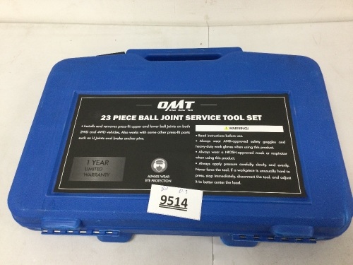 OMT 23 Piece Ball Joint Service Tool Set - Lot 9514