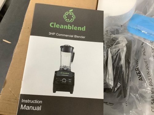 Cleanblend 3HP Commercial Blender - Lot 9418