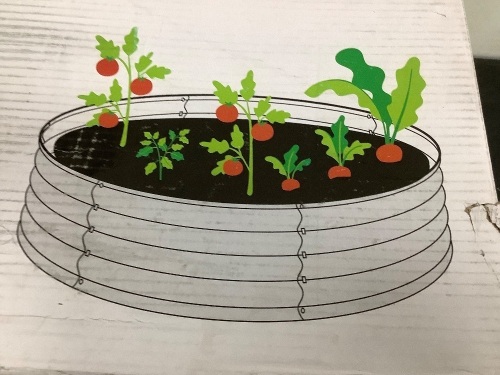 Metal Raised Garden Bed - Lot 9420
