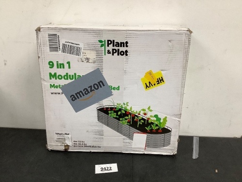 9 in 1 Modular Metal Raised Garden Bed - Lot 9422