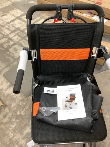 Portable Folding Wheel Chair - Lot 9480